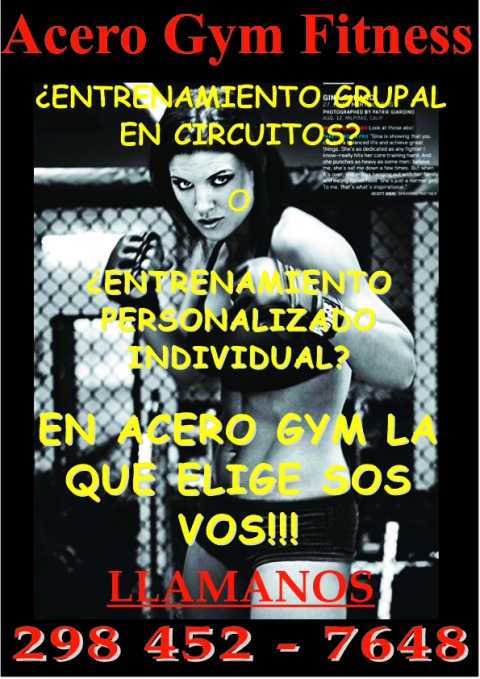 Gimnasio Acero Gym (Chris EP) **General Roca – Río Negro**